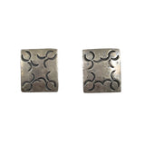 Native American Stamped Sterling Silver Cufflinks