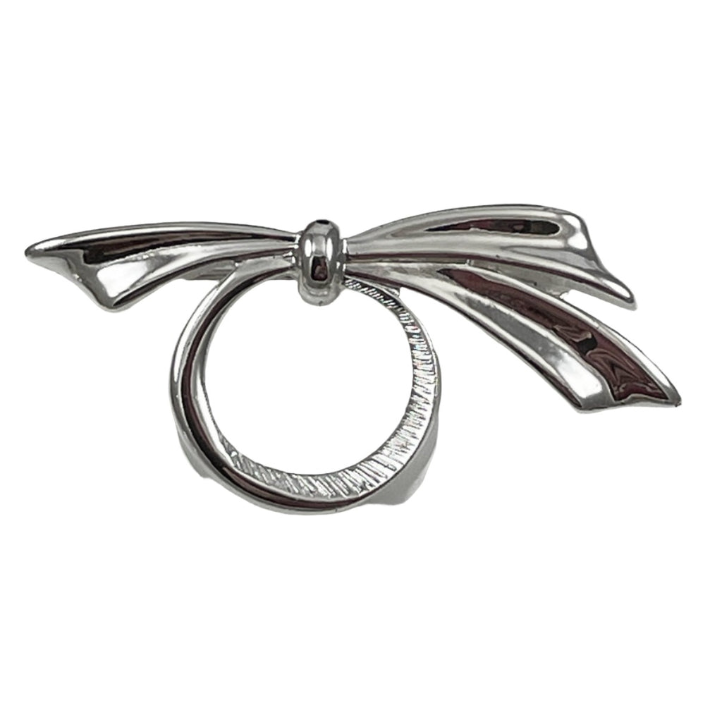 Napier Silver Bow Brooch Vintage