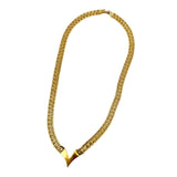 Napier Gold V Chain Necklace Vintage