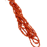 Italian Orange Coral Bead Strands 