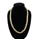 Ostrich Shell Afrcian Trade Beads Necklace