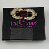 Amethyst Rhinestone Brooch by Parklane