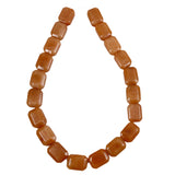 Red Aventurine Rectangular Cushion Beads