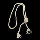 Vintage Faux Pearl Beaded Lariat Necklace 1950's