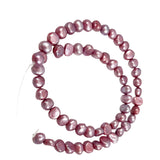 Pink Freshwater Potato Pearl Beads 8mm