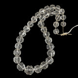 Faceted Rock Crystal Quartz Faceted Beads Antique