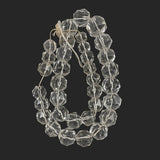 Faceted Rock Crystal Quartz Faceted Beads Antique