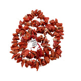 Italian Red Coral Nugget Beads Natural