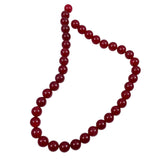 Red Jade Translucent Round Beads 6mm