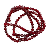 Red Jade Translucent Round Beads