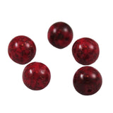 Red Aventurine Glass Beads 10mm Vintage