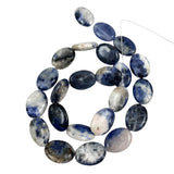 Sodalite Oval Beads Gemstone 18mm