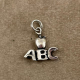 Sterling Silver ABC Teacher Charm Vintage