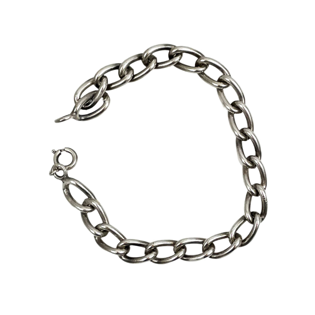 Sterling Silver Curb Link Bracelet