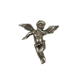 Sterling Silver Cherub Angel Pendant 