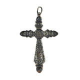 Sterling Cross Pendant Vintage by Shube