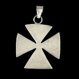 Sterling Silver Byzantine Cross Pendant Mexico