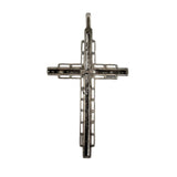 Large Sterling Cross Pendant Vintage