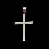 Large Sterling Cross Pendant 2.5 Inches