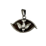 Sterling Descending Dove Charm Vintage