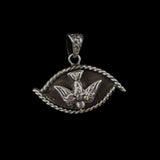 Sterling Descending Dove Charm Vintage