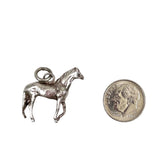 Sterling Silver Horse Pendant Vintage