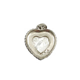 Sterling Mother of Pearl Heart Pendant