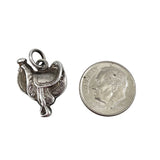 Sterling Silver Western Saddle Charm Vintage