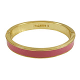 Pink Enamel Hinged Bracelet Talbots