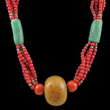 African Tribal Necklace Phenolic Resin