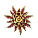 Crown Trifari Poinsettia Brooch Vintage 1950's by Philippe