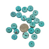 Genuine Turquoise Heishi Beads 11mm Vintage