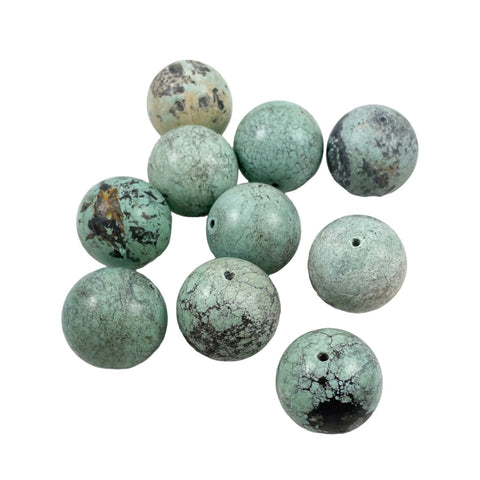 Large Turquoise Round Beads 23mm