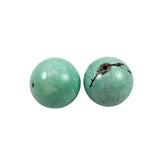 large turquoise round beads 25mm