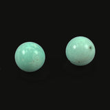 large turquoise round beads 25mm