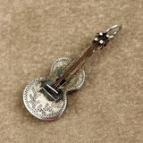 Sterling Silver Violin Charm Vintage