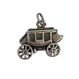 Covered Wagon Charm in Sterling Silver Vintage