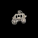 Covered Wagon Charm in Sterling Silver Vintage