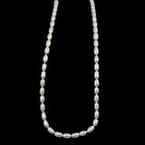 White Freshwater 8mm Oval Pearls