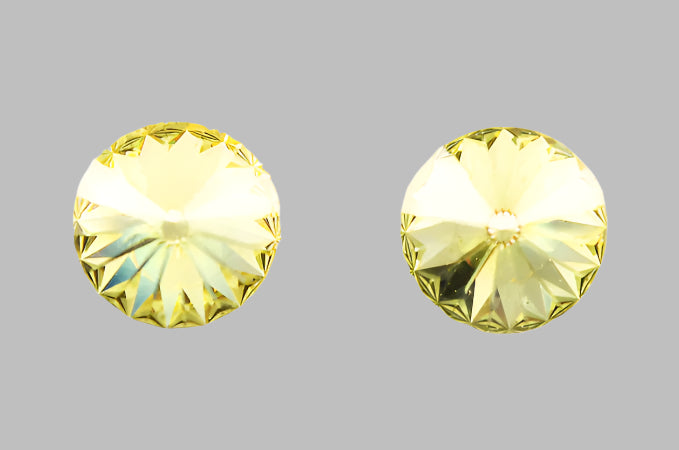 Swarovski Jonquil 1122 Rivolis 18mm - Gold Foil 