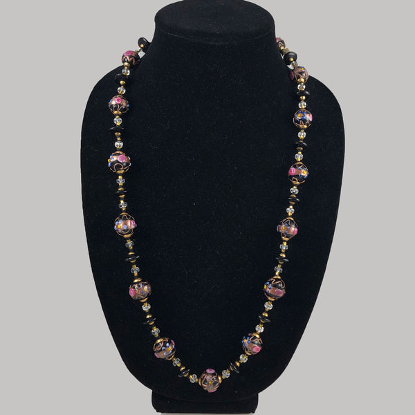 Murano Wedding Cake Beads Necklace Italian – Estate Beads & Jewelry