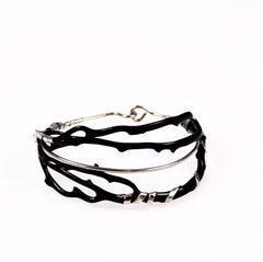 Black Coral Branch Bracelet Vintage