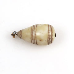 Bone Teardrop Pendant Vintage