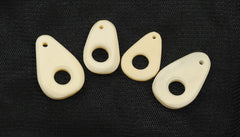 Bone Carved Eyes or Bails