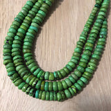 Carico Lake Green Turquoise Rondelle Beads