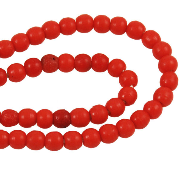 African Trade Red Prosser Beads – Estate Beads & Jewelry