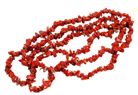 5PCS 2-4CM Baroque Coral Pendants Small Stick Coral Beads Red