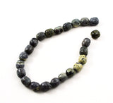 Large Serpentine Barrels Beads- New Jade Vintage