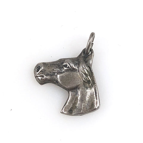 Silver Horse Head Charms