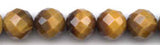 Tiger's Eye Faceted Gemstone Rounds